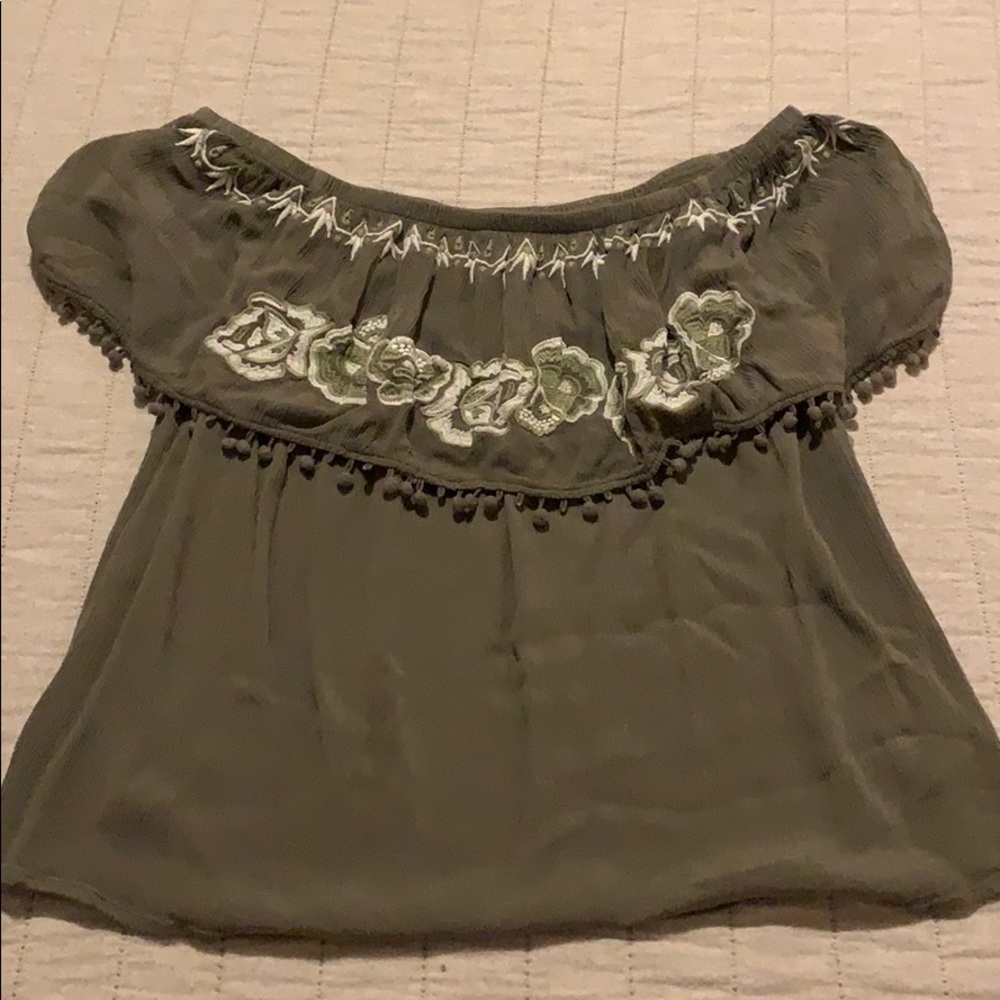 Off the shoulder blouse